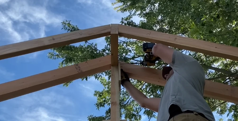 New composite deck build for a Knoxville, TN homeowner
