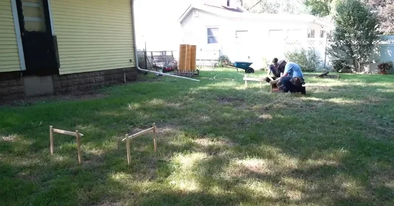 Yard before new deck build, Knoxville, TN